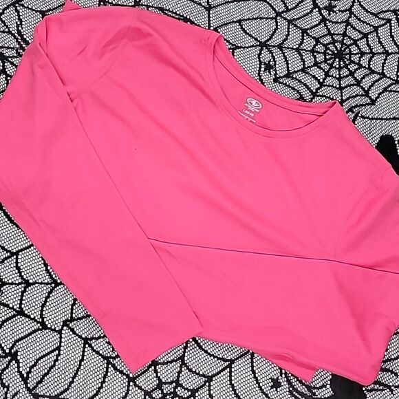 Pink Athletic Long Sleeved Shirt Boy's  Size L(12-14) - Picture 1 of 5